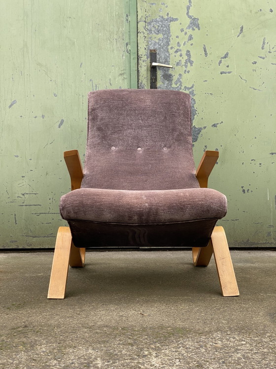 Image 1 of E. SAARINEN | Chaise sauterelle violette de Knoll International