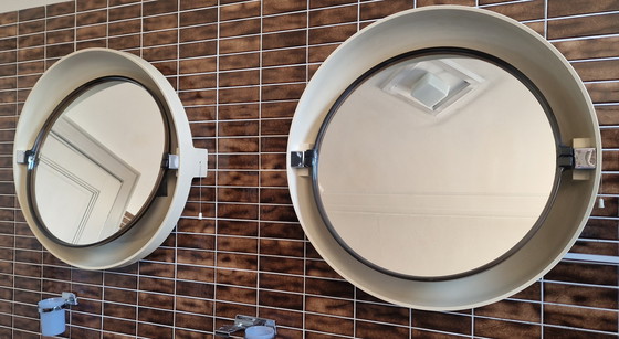 Image 1 of Vintage Cradle Mirror Set With Lights