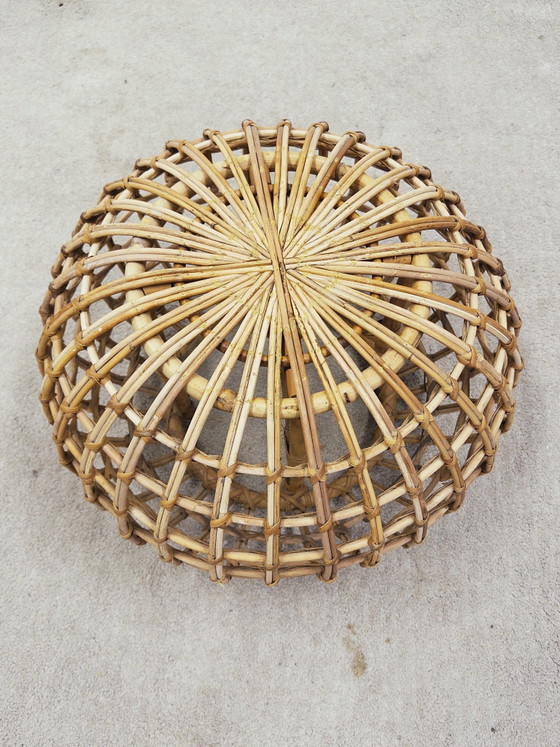 Rattan Hocker, Hocker & Poufs, Beige (Foto 3 von 6)
