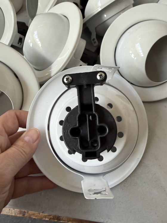 Image 1 of Juego de 10 focos empotrables blancos | Happy Light | orientables