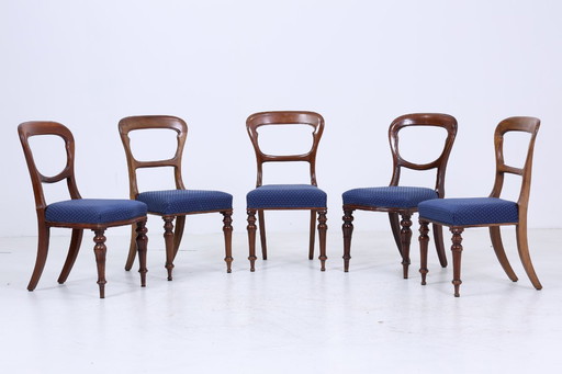 5 Victorian dining chairs | vintage kitchen chair chairs vintage retro 60s 70s #05-72
