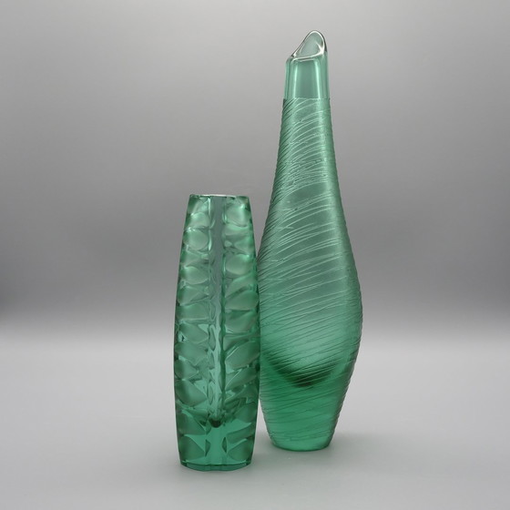 Image 1 of ŽBS Sklo Union Josefodol Železný Brod Vaclav Horacek y Miroslav Klinger Dúo de jarrones