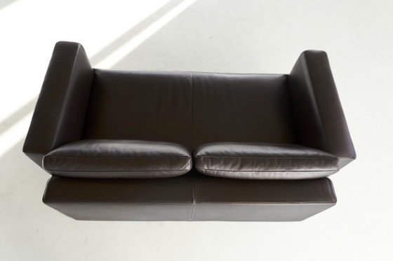 Image 1 of Divano di design FSM EASY | Pelle spessa a sigaro