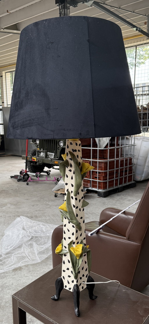 Unique, handmade floor lamp