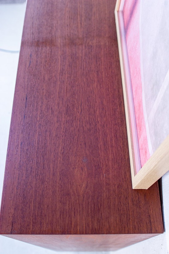 Image 1 of Vintage highboard cabinet chest of drawers sideboard Mid Century Danish