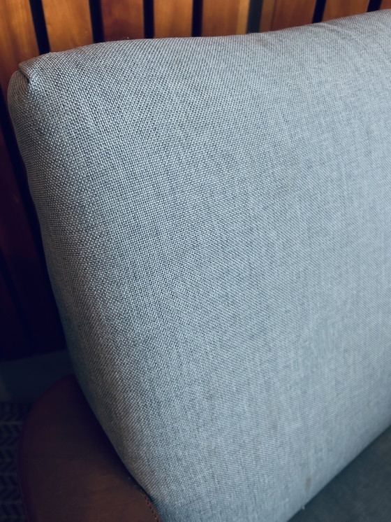 Image 1 of Set van 2 vintage fauteuils jaren ’50/’60 – stof & skai