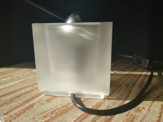 Image 1 of Vintage Nachtmann Leuchten glazen kubus tafellamp