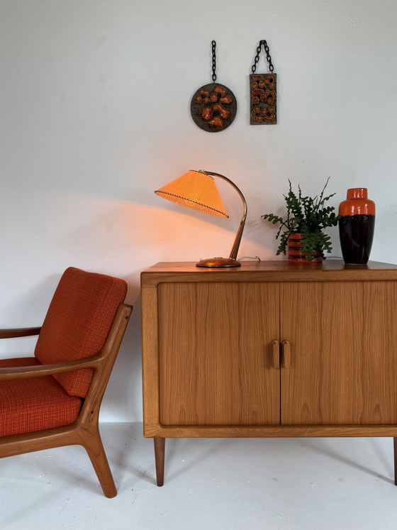 Vintage Table Lamp Model No. 31, Temde Leuchten '60 – Wood, Metal (photo 8 of 12)