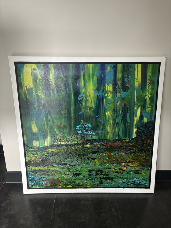 Image 1 of Dipinto Gerrit Knikker 100x100 cm