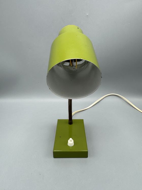 Image 1 of Vintage green desk lamp – 70s style
