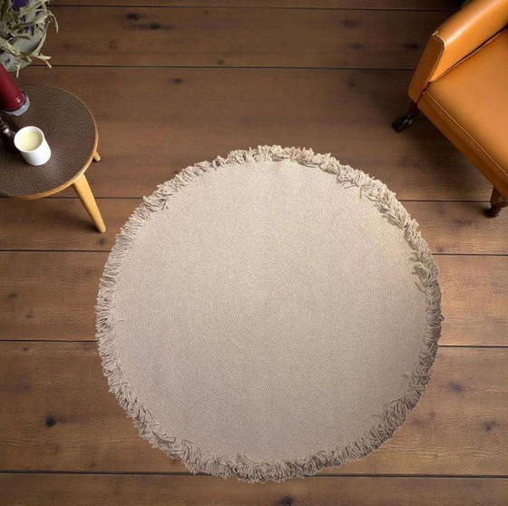 Image 1 of Rond vloerkleed in boho-stijl 120x120 - Mavaux