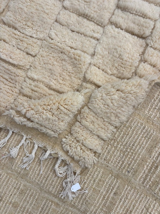 Tappeto marocchino in lana Mrirt 180x260 cm – Tappeto berbero avorio fatto a mano – Tappeto marocchino (photo 10 of 10)