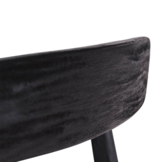 Sillones de madera negros 3 piezas con cojín, Castle Line, Sillas de comedor, Textil, Modern (foto 7 de 10)