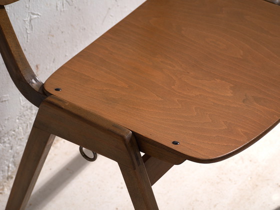 Poltrona lounge vintage originale Thonet (c.1950) – Sedie da camera, Mid Century Modern (photo 28 of 40)