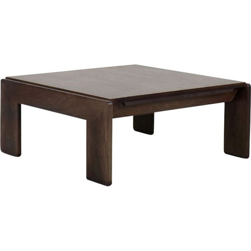 Tavolino vintage in teak Bastiano di Tobia e Afra Scarpa per Gavina, 1960