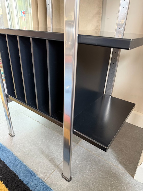 Mid Century Postmodern Interlübke Duo Kast – Wandkast, Metal, Wood (photo 5 of 12)