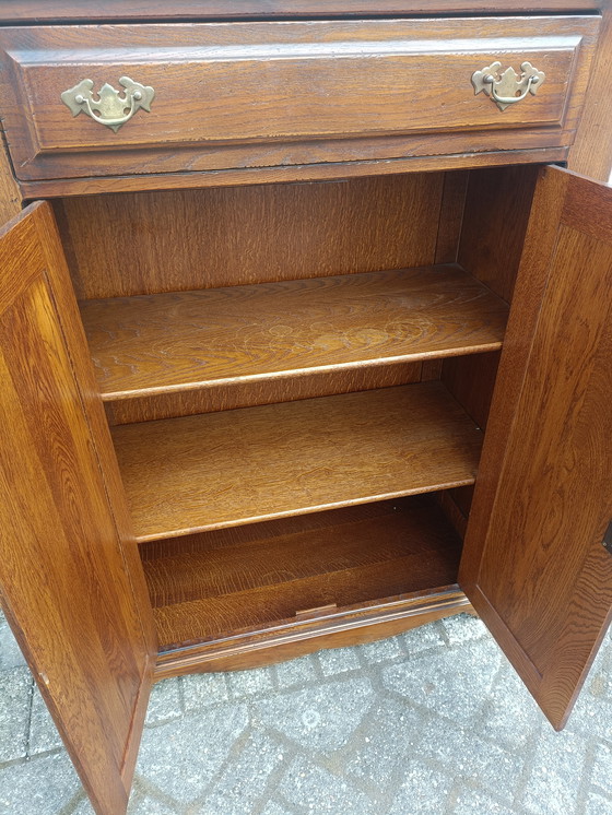 Image 1 of Beautiful oak storage cabinet
