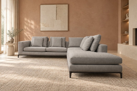 DIVANO ANGOLARE Minotti Andersen NUOVAMENTE IMBOTTITO, Divani angolari, Altro, Metallo, Beige, Modern (foto 2 di 14)