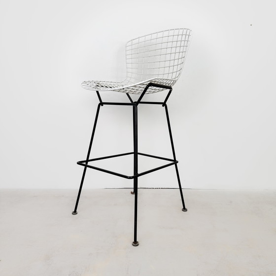 Image 1 of 2X Barstool °427° By Harry Bertoia For Knoll International, 1970s