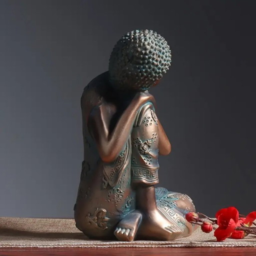statue de bouddha en bronze antique