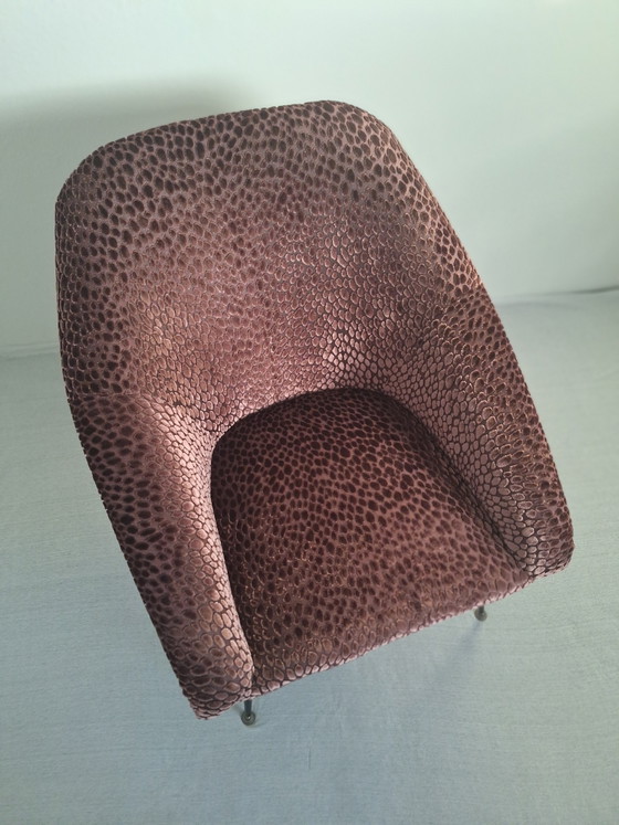 Poltrona vintage Köln Easy Chair degli anni '60 – VEB Sitzmöbelwerke Waldheim, Poltrone, Textile, Metal (photo 4 of 9)