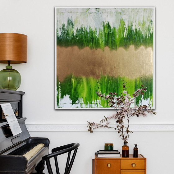 Image 1 of Natia Antadze Abstract Composition 90x90 cm