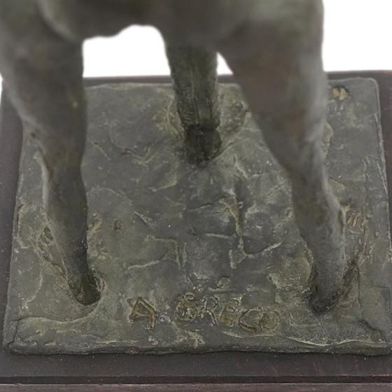 Image 1 of Aldo Greco, scultura in bronzo “La Regina”, anni ’60