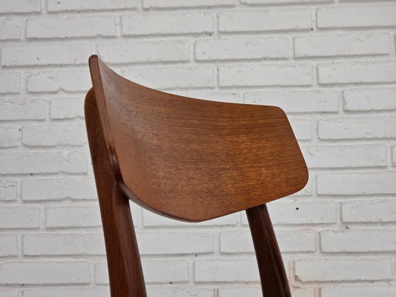Set van 4 Deense eetkamerstoelen uit de jaren 70 van Findahl Møbelfabrik, gemaakt van teakhout. – Skai, Wood (photo 5 of 14)