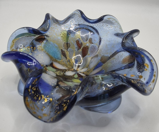 Vintage Murano "Tutti Frutti" Bowl – 1950s/60s – Gold Leaf – Decorative Objects, Glass (photo 3 of 14)