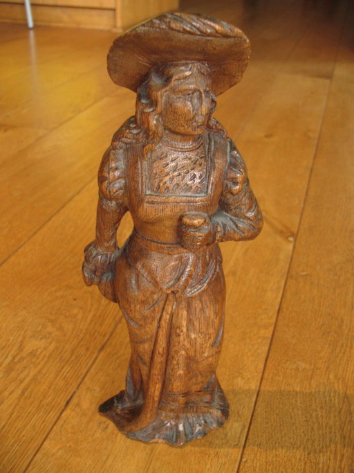 Escultura de madera - 30 cm de alto – beeldhouwkunst, Wood