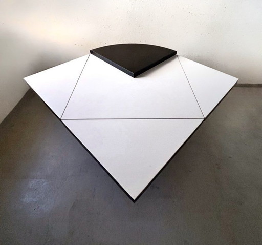 Table Quadrondo Erwin Nagel design années 80