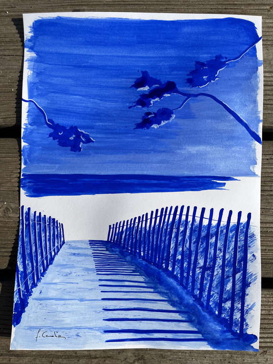 Image 1 of Gouache on 220g white Fabriano paper.
Size: 33 x 24 cm