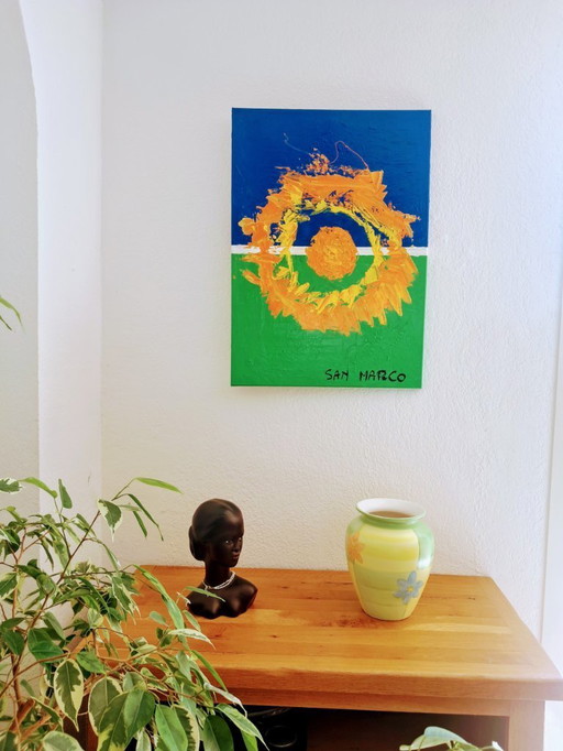 Artist painting - Enzo SAN MARCO - Heatwave