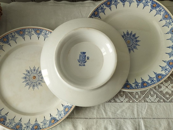 Image 1 of Set of 3 Saint-Amand dishes "6014"
