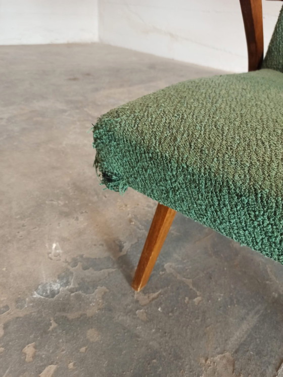 Ensemble de 2 fauteuils tchèques du milieu du siècle – Textile, Wood (photo 11 of 15)
