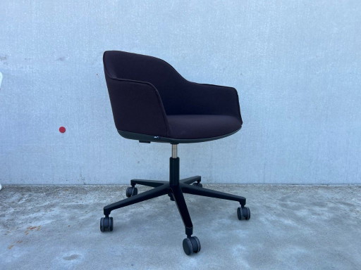 Sedia da ufficio Vitra con scocca morbida