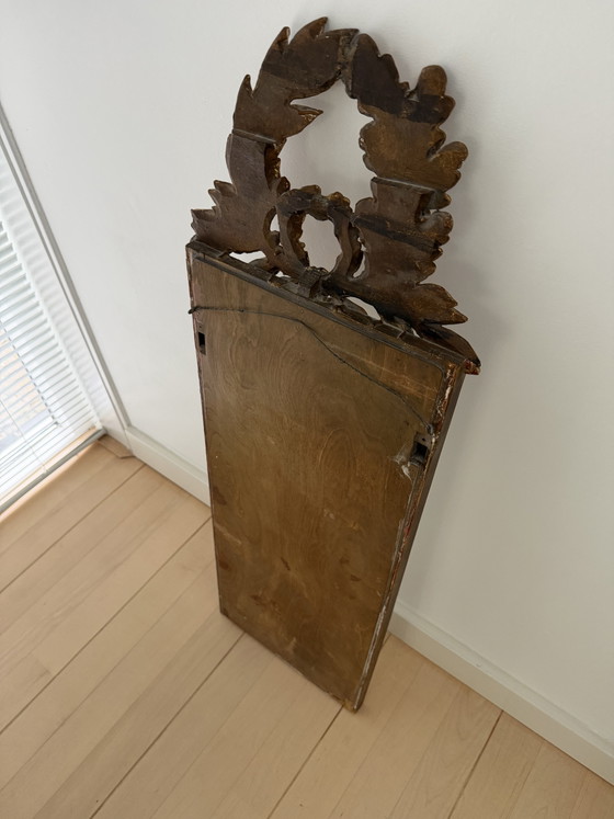 Image 1 of Miroir français ancien doré