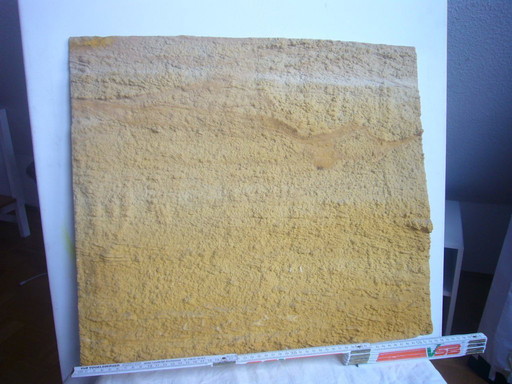 genuine sand sediment relief picture / work of art of geolog. nature