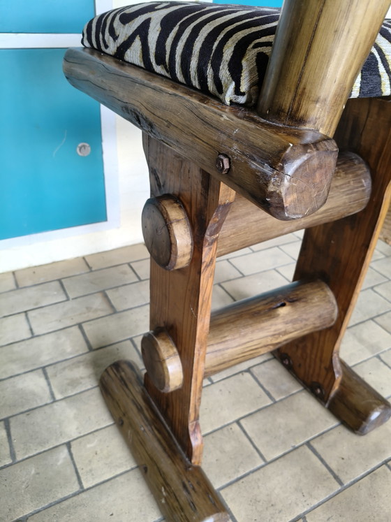 Image 1 of Mid-century modern vintage design brutalist bar stools