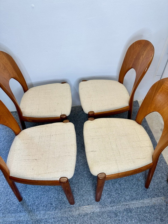 Sedie da pranzo in teak Danish Design Modello Ole / Morten N. Koefoed Hornslet, Koefoeds Hornslet Møbelfabrik (foto 14 di 15)
