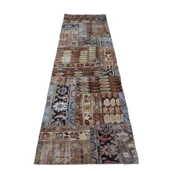 Image 1 of Persian rug patchwork carpet 320x80