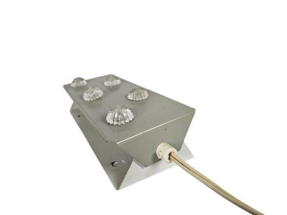 Image 1 of Herda Almelo - Vintage Bedlamp - Grijs - Sterren - Wandverlichting - 70's