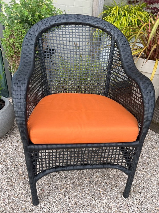 Image 1 of Conjunto de jardín Borek con 6 sillas y mesa con tablero de granito.