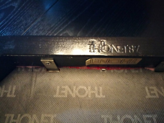 Image 1 of Thonet postmodern dining set 1980s – hexagon table + 6 Model 87 chairs