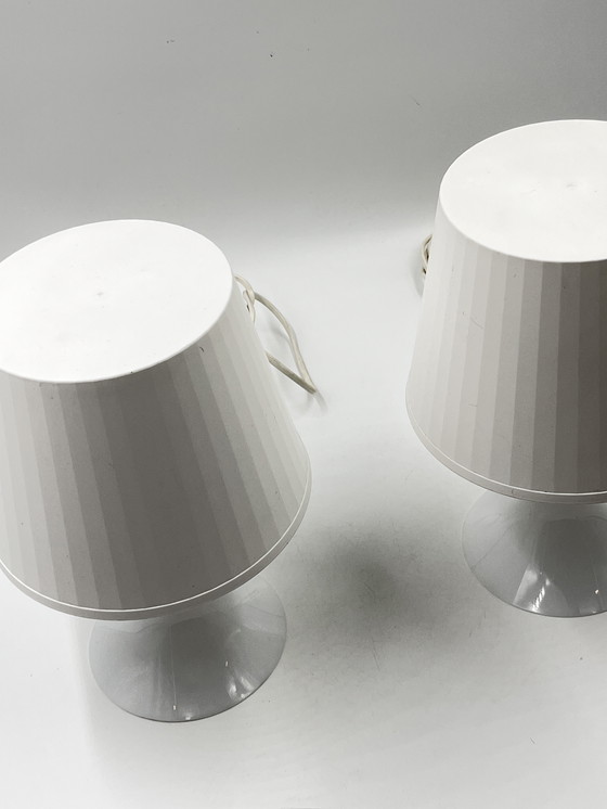 Image 1 of Duo de Lampes Lampan Blanche