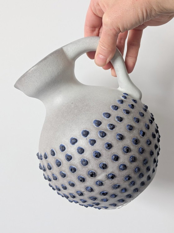 Vintage Marei Ceramic Pitcher Vase, Midcentury West German Pottery (photo 10 of 15)