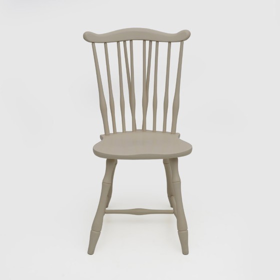 Image 1 of Vier italienische Lack-Esszimmerstühle im Mid-Century-Modern-Stil von Pizzetti Roma, 1960er Jahre