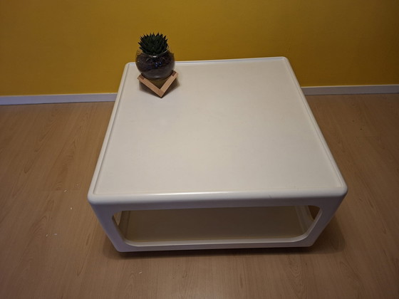 Image 1 of Peter Ghyczy Space Age coffee table on casters. Horn collection