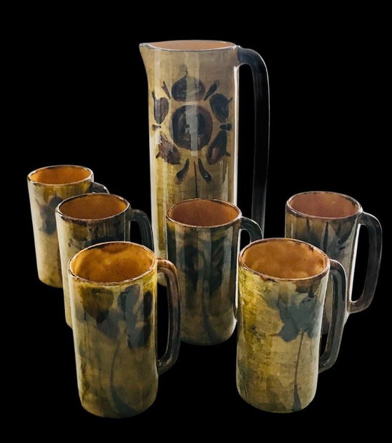 Image 1 of Beautiful Lanusé Le Castellet pitcher and large cup service