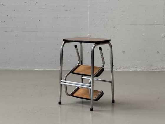 Image 1 of Sgabello pieghevole con rivestimento in Resopal, Svizzera, anni '70